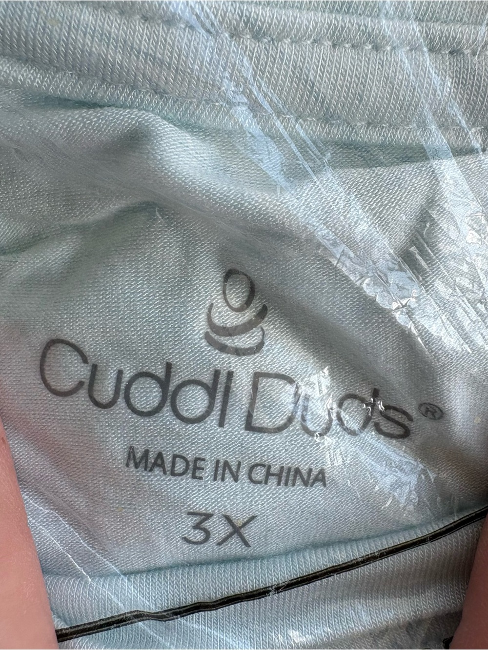 Cuddl Duds Womens 3X Serene Aqua Soft Top Shirt New in Package